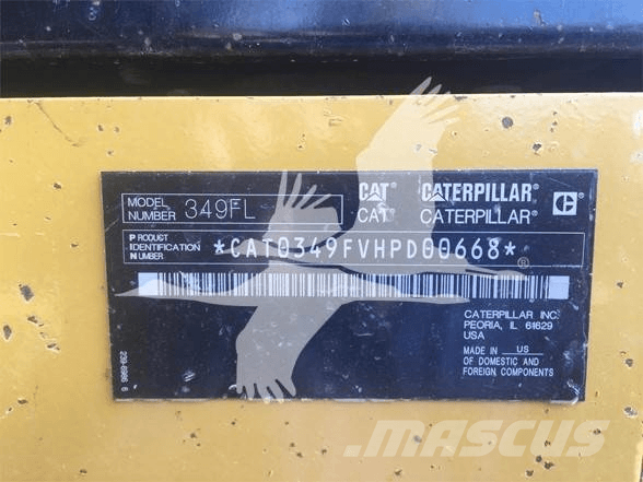 CAT 349FL 大型油圧ショベル12t以上（パワーショベル・ユンボ）