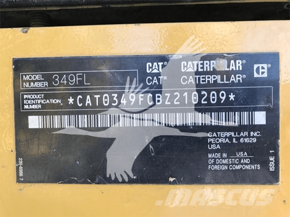 CAT 349FL 大型油圧ショベル12t以上（パワーショベル・ユンボ）