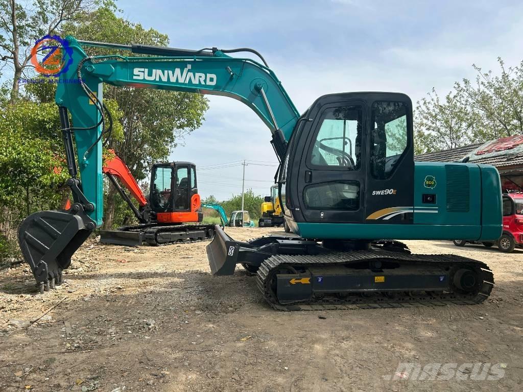Sunward SWE 90 中型油圧ショベル 7ｔ-12ｔ（ユンボ・パワーショベル・バックホー）