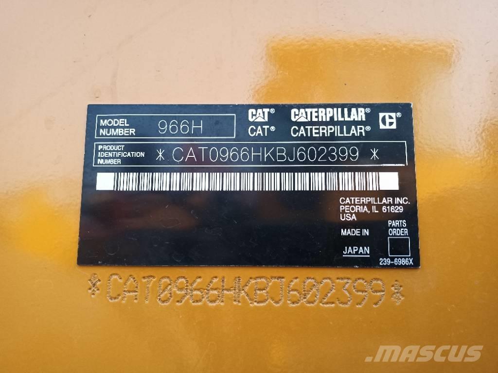 CAT 966 H ホイールローダー・タイヤショベル
