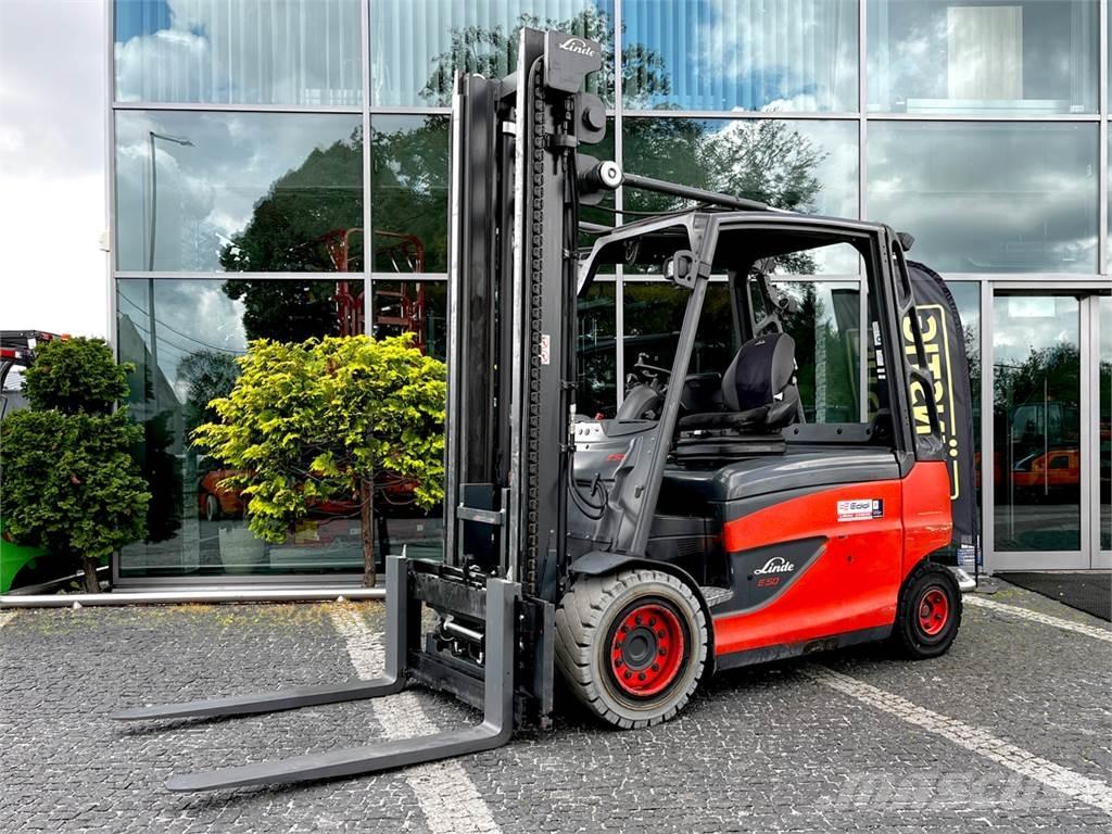 Linde E50HL-01/600 バッテリーフォークリフト