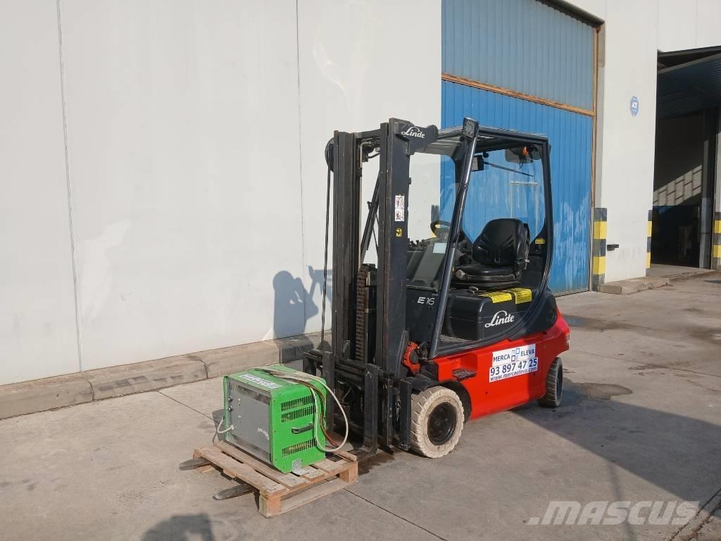 Linde E16P-02 バッテリーフォークリフト