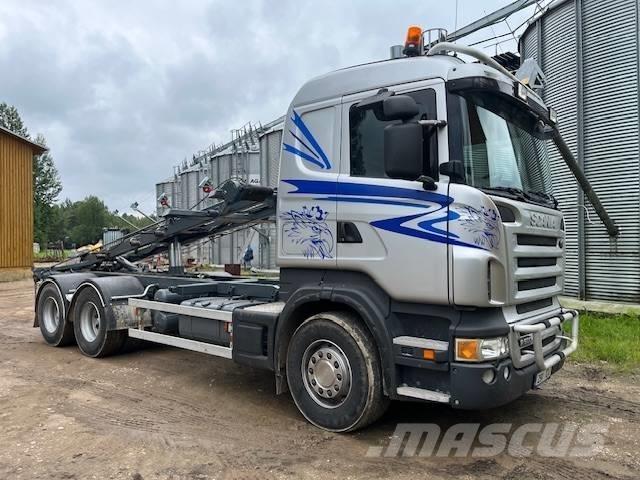 Scania R 500 ケーブルリフト着脱式トラック