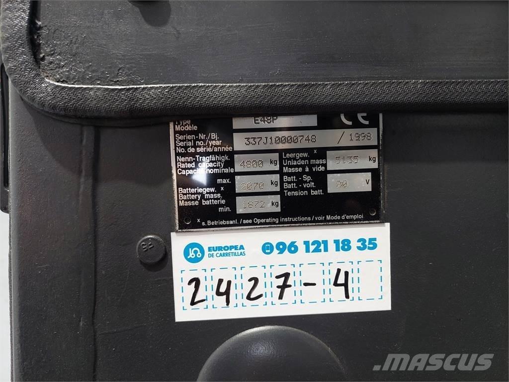 Linde E48P バッテリーフォークリフト