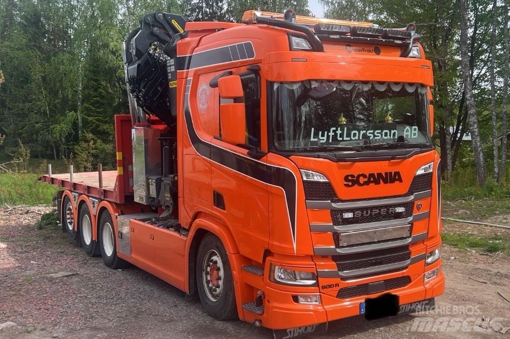 Scania R 500 クレーントラック、ユニック車