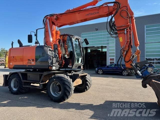 Hitachi ZX 140 W-5 ホイール式油圧ショベル（パワーショベル・ユンボ・バックホー）