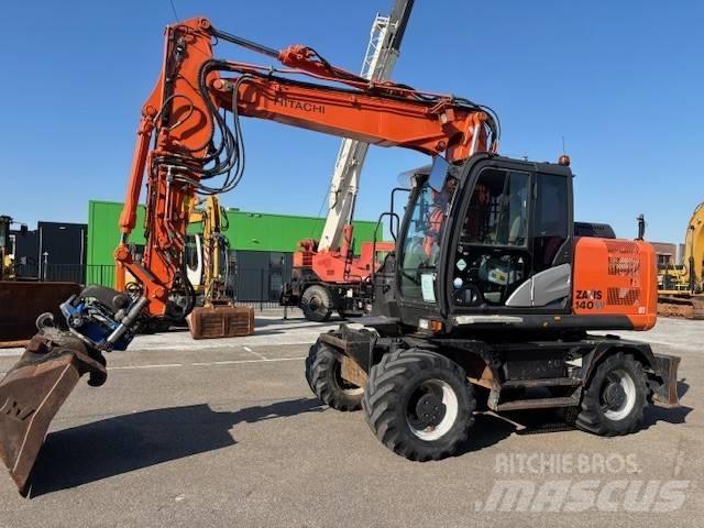 Hitachi ZX 140 W-5 ホイール式油圧ショベル（パワーショベル・ユンボ・バックホー）
