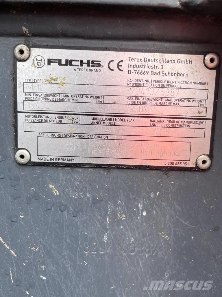 Terex Fuchs MHL320 マテリアルハンドリング-その他