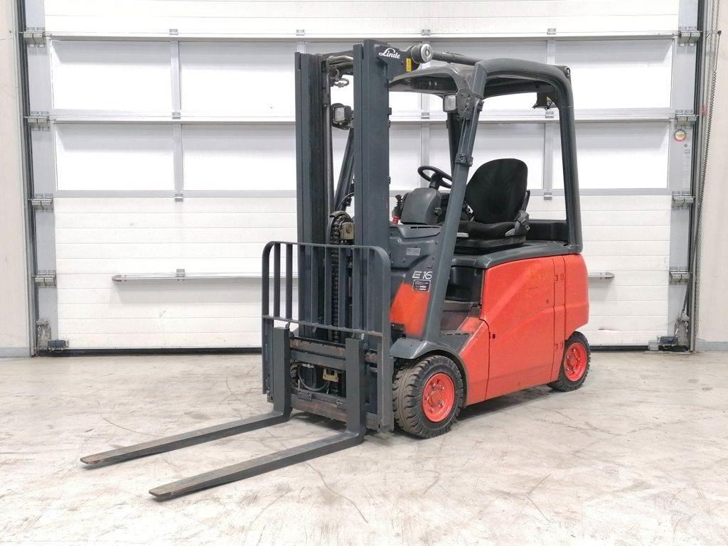 Linde E16PH-01 バッテリーフォークリフト