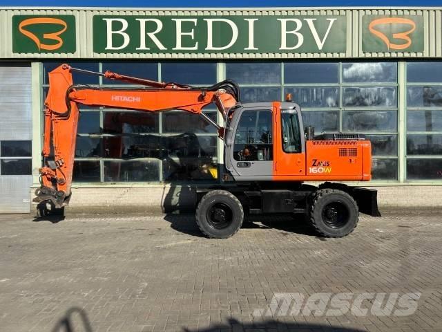 Hitachi ZX 160 W ホイール式油圧ショベル（パワーショベル・ユンボ・バックホー）