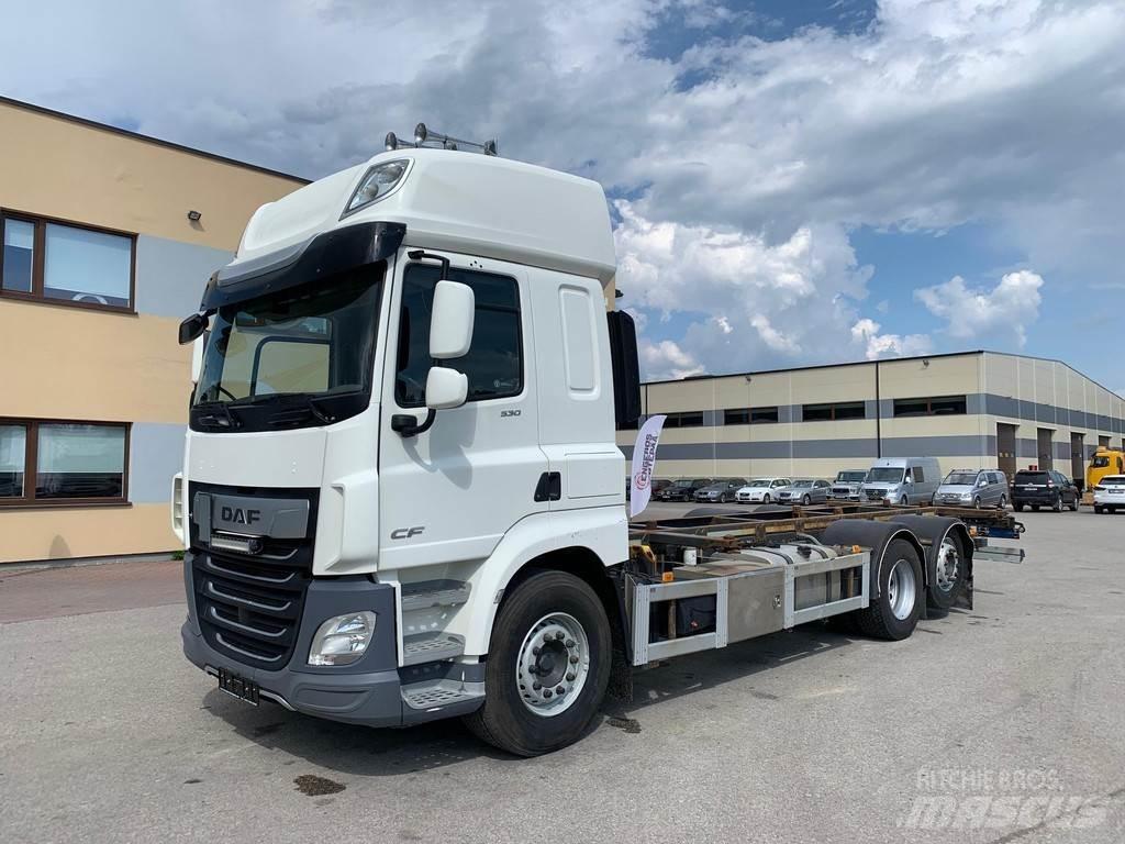 DAF CF 530 6x2 + BDF コンテナ、海コン車