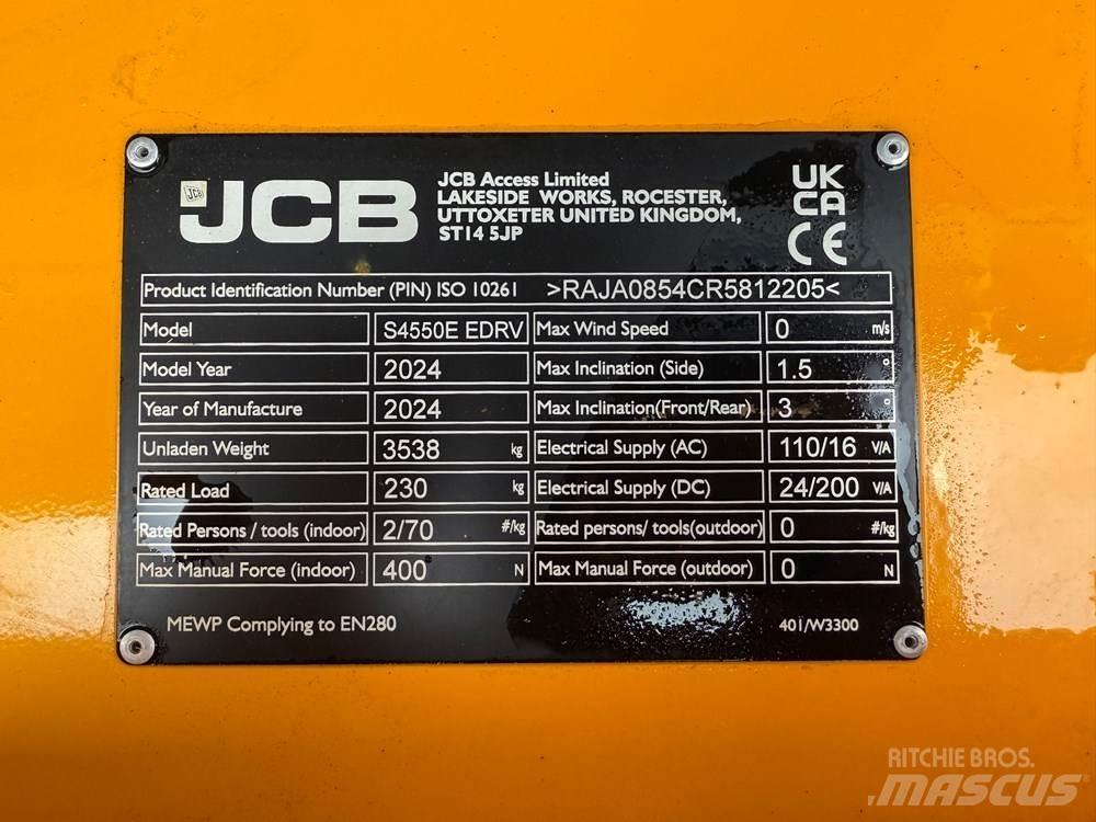JCB S4550E シザースリフト