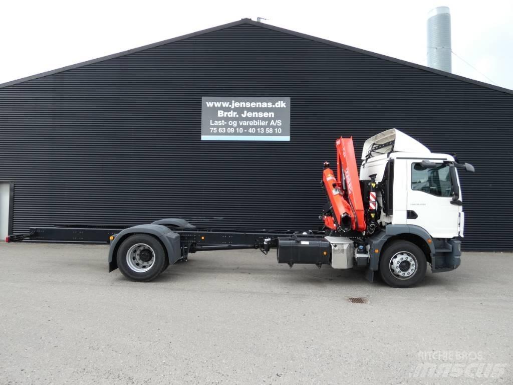 MAN TGM 18.290 クレーントラック、ユニック車