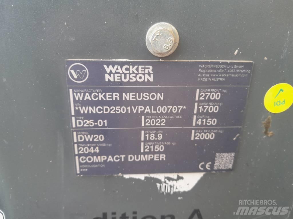 Wacker Neuson DW 20 サイト　ダンプ