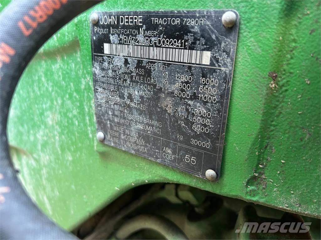 John Deere 7290R トラクター