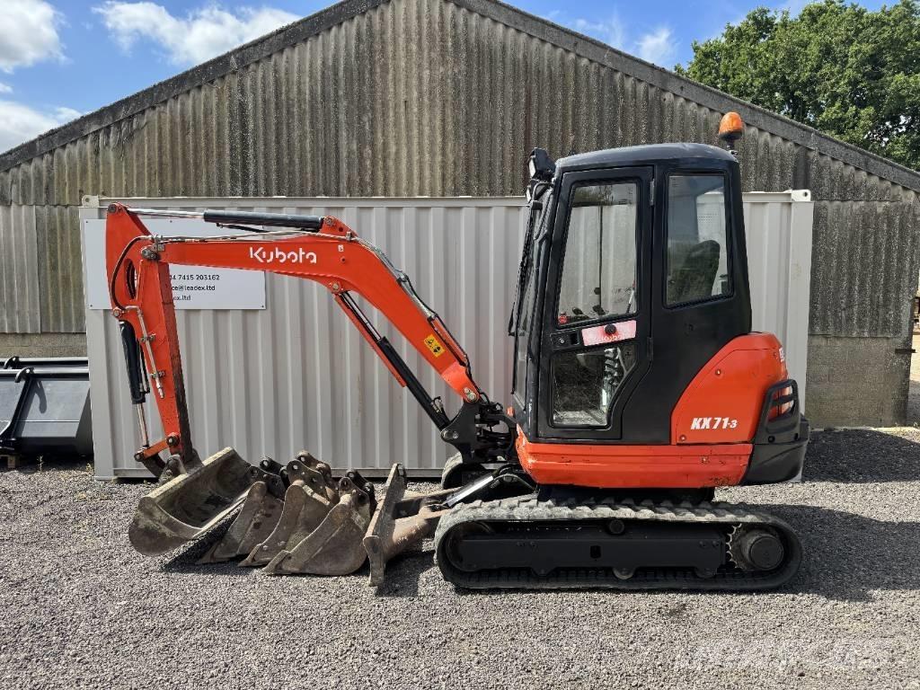 Kubota KX 71-3 ミニ油圧ショベル 7t以下（ミニユンボ・ミニディガー）