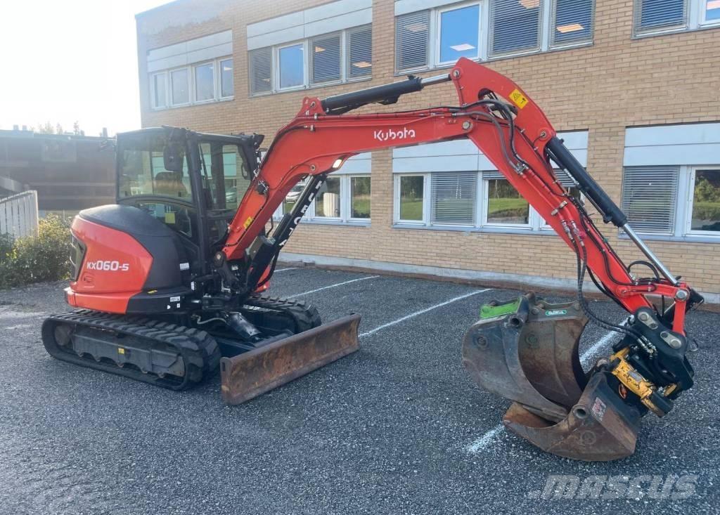 Kubota KX 060-5 ミニ油圧ショベル 7t以下（ミニユンボ・ミニディガー）