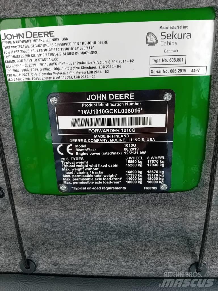 John Deere 1010G フォワーダー