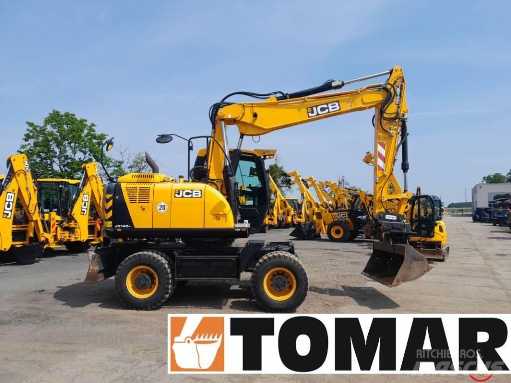 JCB JS 145 W ホイール式油圧ショベル（パワーショベル・ユンボ・バックホー）