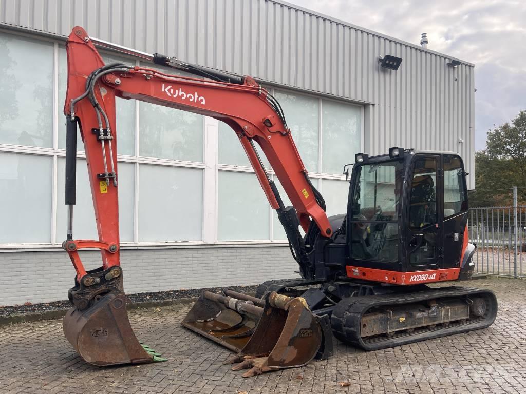 Kubota KX 080-4 CX 中型油圧ショベル 7ｔ-12ｔ（ユンボ・パワーショベル・バックホー）