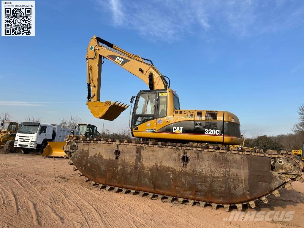 CAT 320 C L 水陸両用油圧ショベル、ユンボ