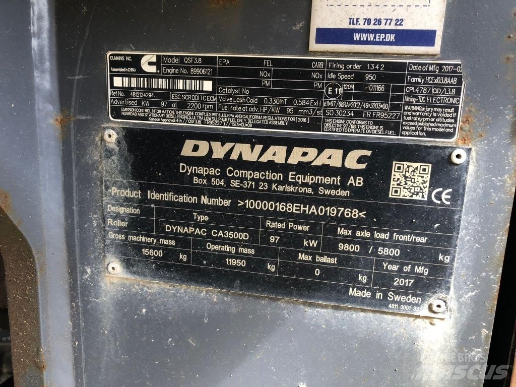 Atlas Copco CA3500 D 振動ローラ