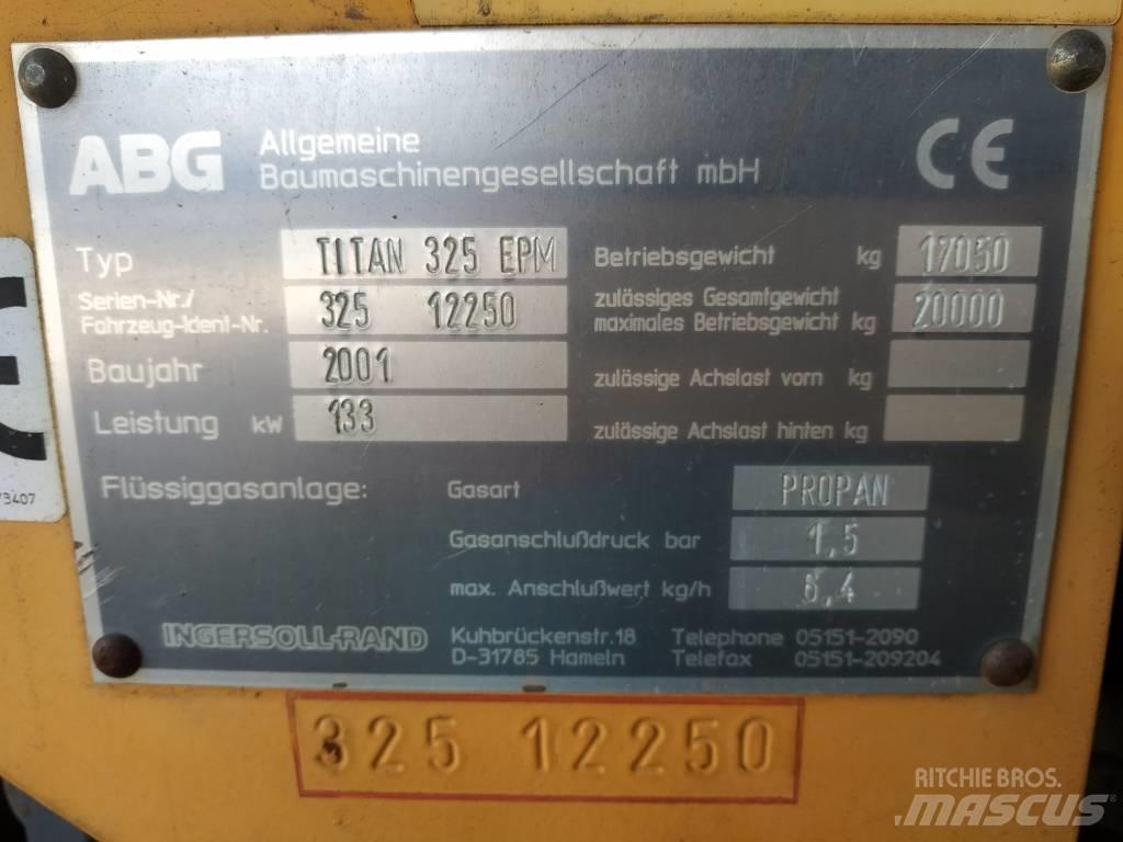 ABG Titan 325 EPM アスファルトフィニッシャ