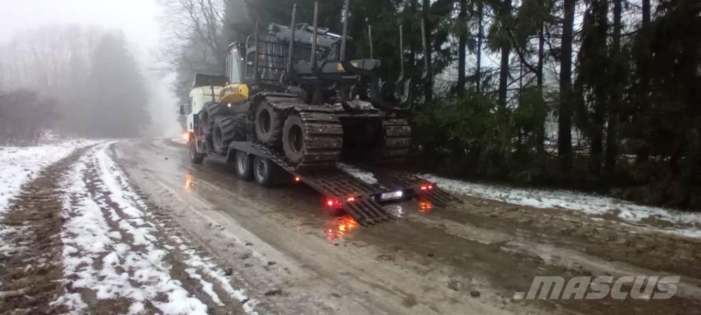 Scania P 114-380 林業機械輸送トラック