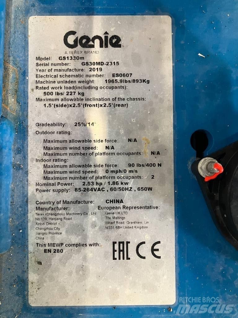 Genie GS 1330 シザースリフト