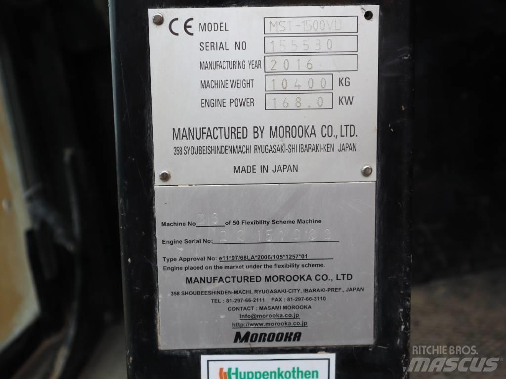 Morooka MST 1500 V D キャリアダンプ