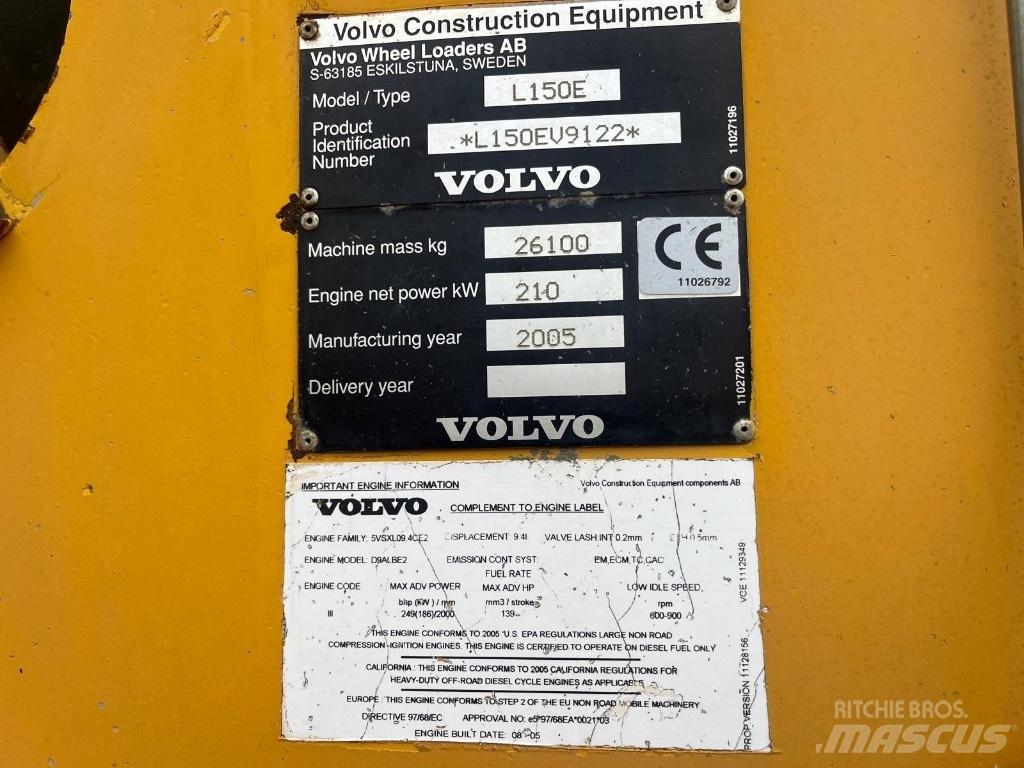 Volvo L 150 E ホイールローダー・タイヤショベル