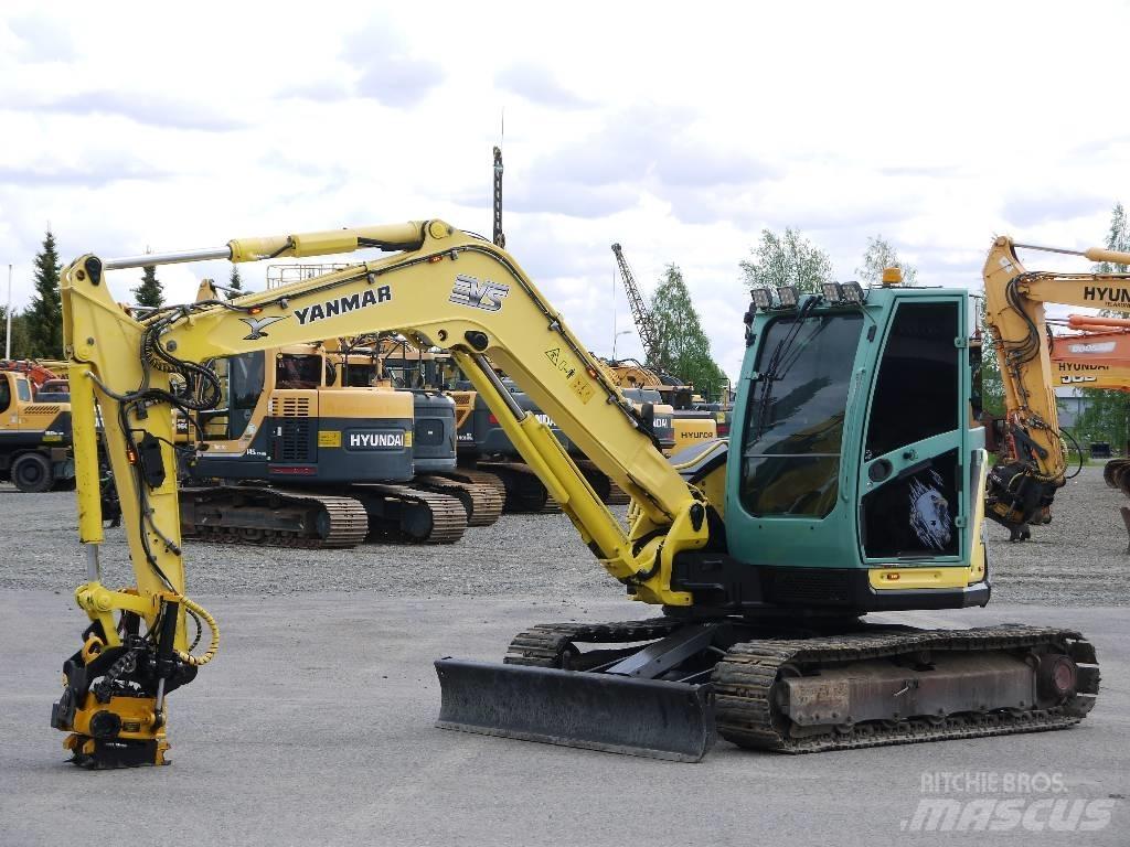 Yanmar Vio 80 中型油圧ショベル 7ｔ-12ｔ（ユンボ・パワーショベル・バックホー）