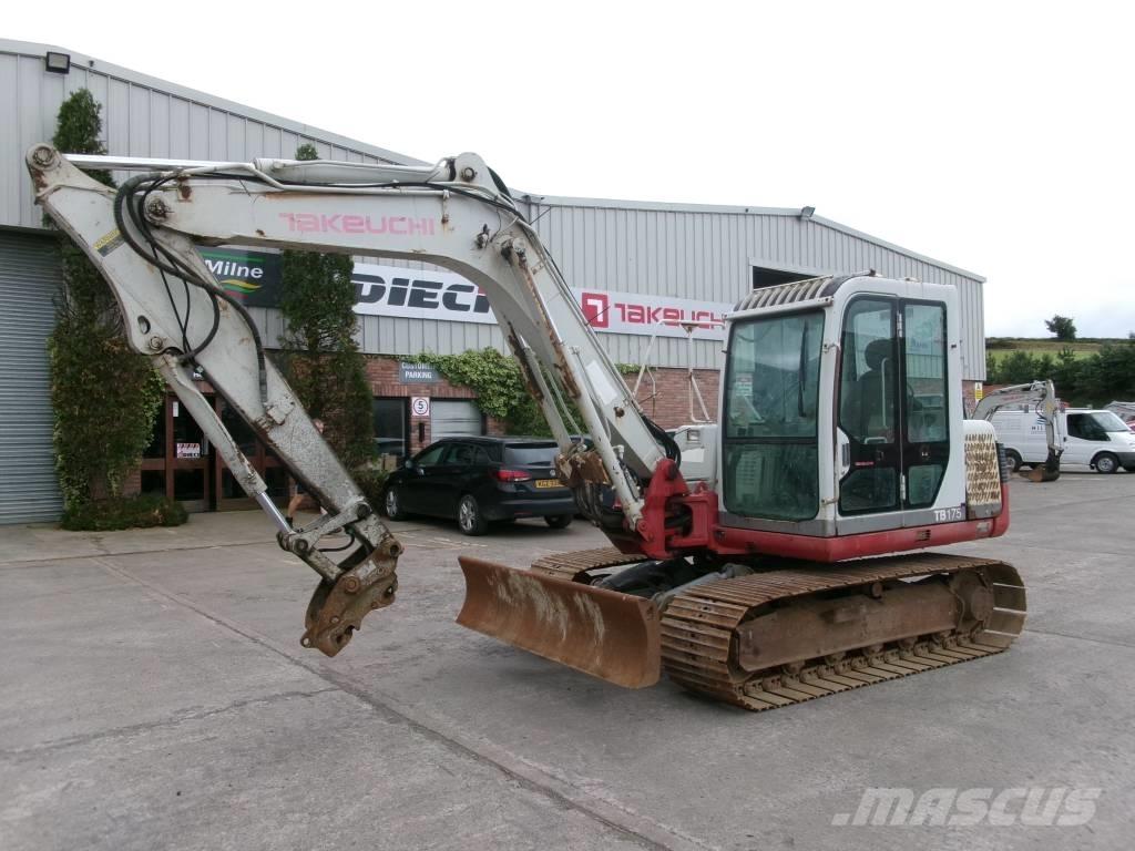 Takeuchi TB 175 中型油圧ショベル 7ｔ-12ｔ（ユンボ・パワーショベル・バックホー）