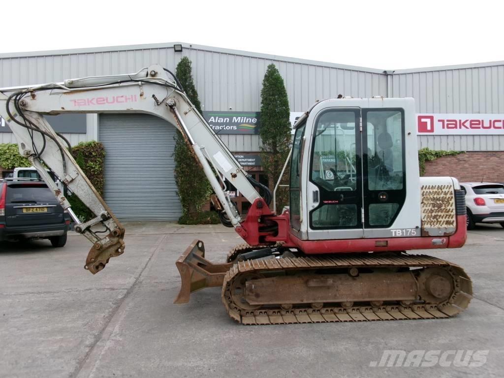 Takeuchi TB 175 中型油圧ショベル 7ｔ-12ｔ（ユンボ・パワーショベル・バックホー）