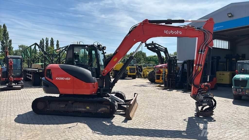 Kubota KX080-4 特殊油圧ショベル