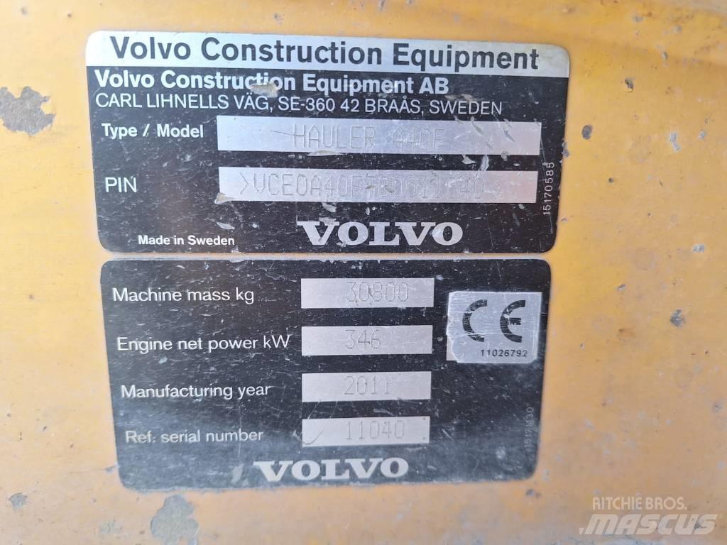 Volvo A40F DUMPPERI アーティキュレート式ダンプトラック