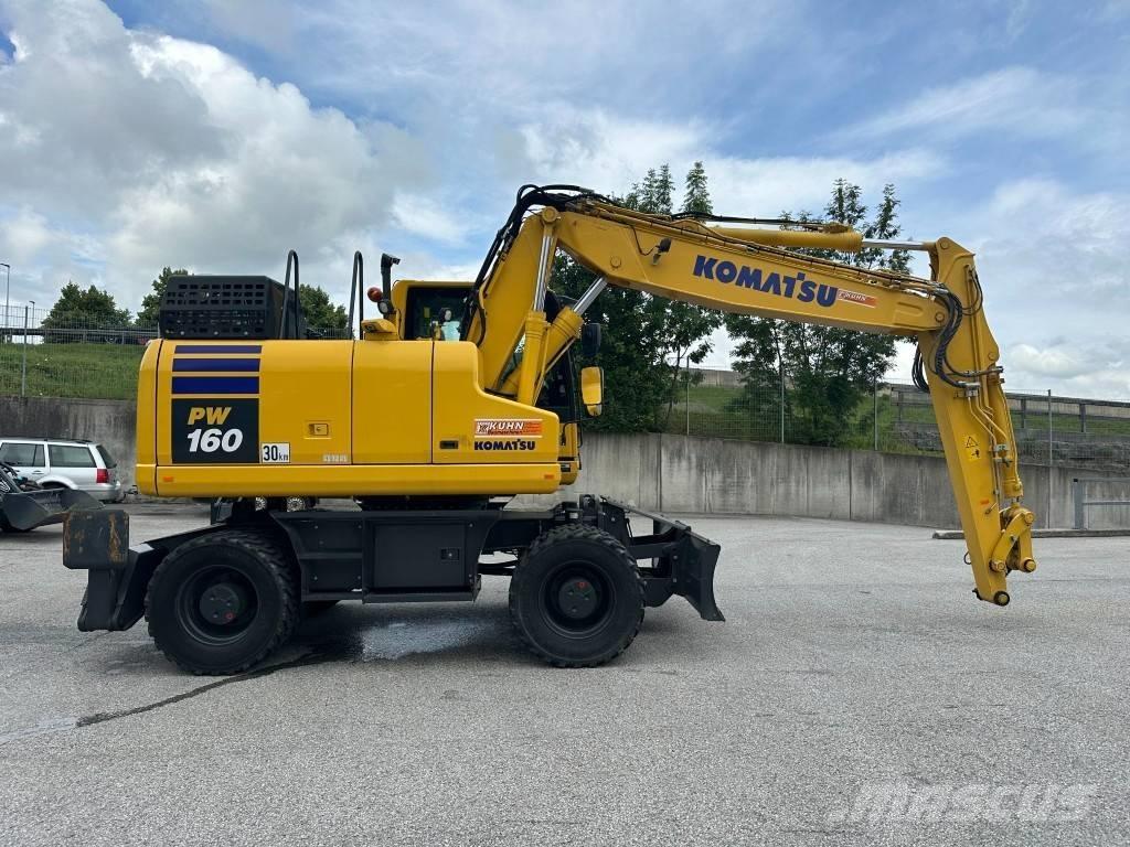 Komatsu PW 160-11EO ホイール式油圧ショベル（パワーショベル・ユンボ・バックホー）