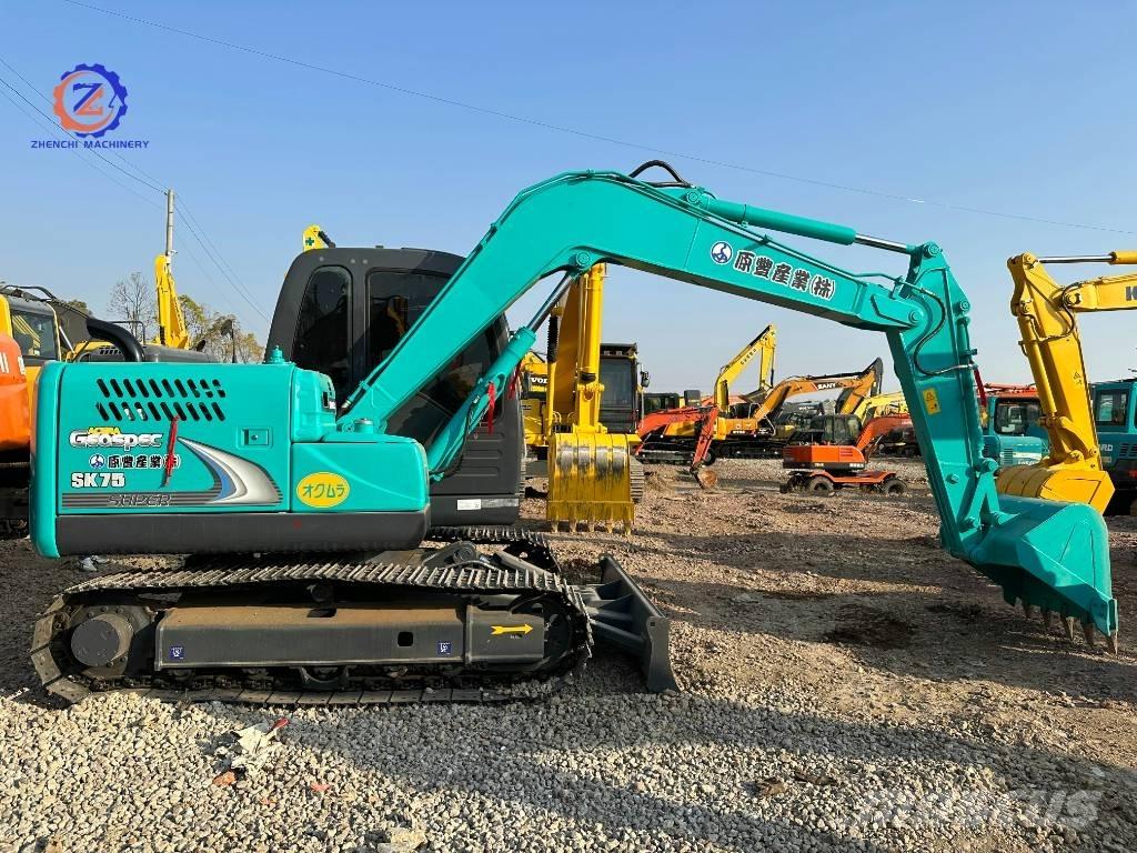 Kobelco SK 75 中型油圧ショベル 7ｔ-12ｔ（ユンボ・パワーショベル・バックホー）