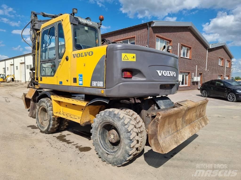 Volvo EW 160 B ホイール式油圧ショベル（パワーショベル・ユンボ・バックホー）