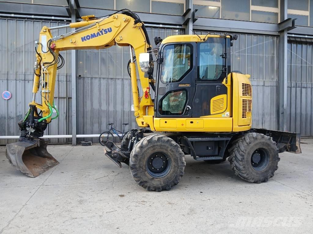 Komatsu PW 98 MR-11 ホイール式油圧ショベル（パワーショベル・ユンボ・バックホー）