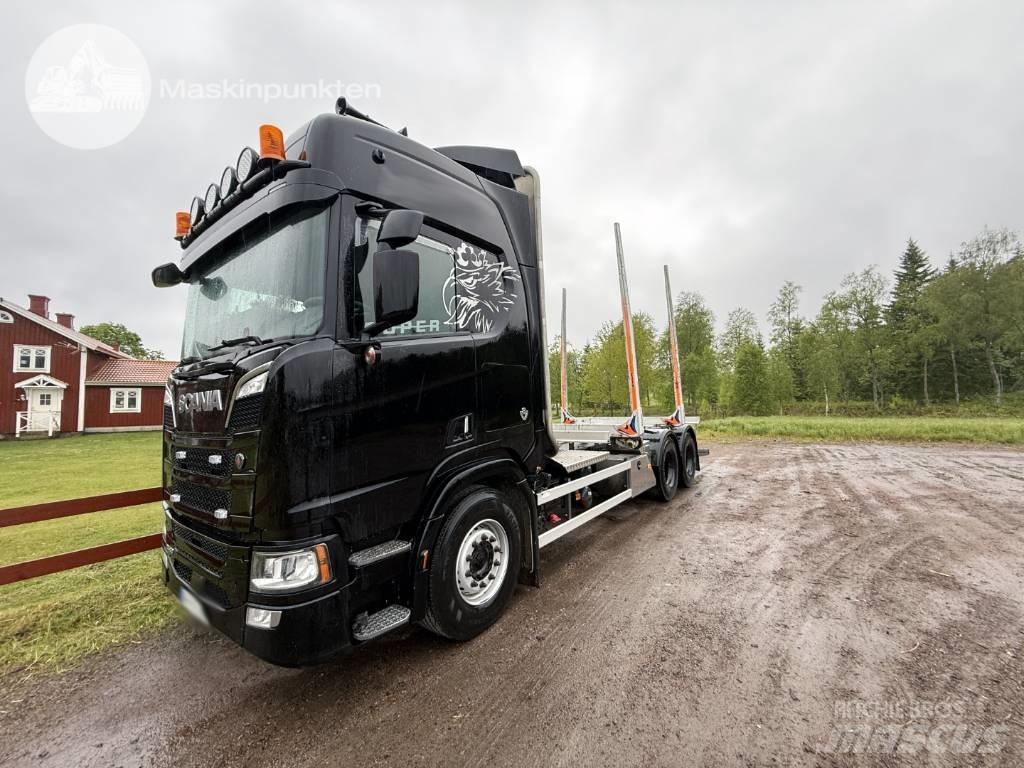 Scania R 580 木材トラック