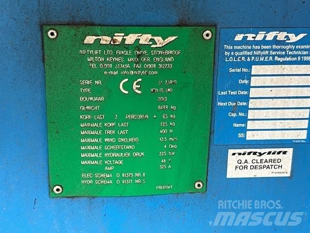 Niftylift HR 21 D E ブームリフト　屈伸型