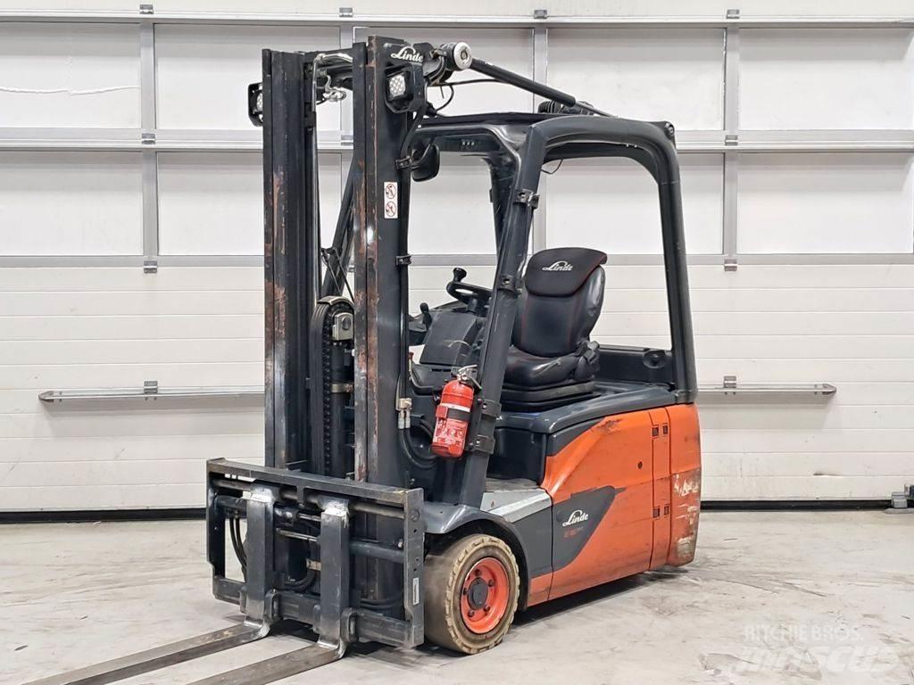 Linde E16-02 バッテリーフォークリフト
