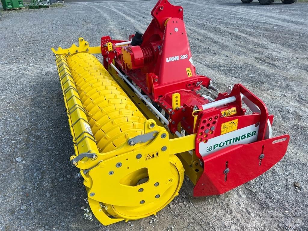 Pöttinger Lion 303 パワーハローとロータリーハロー