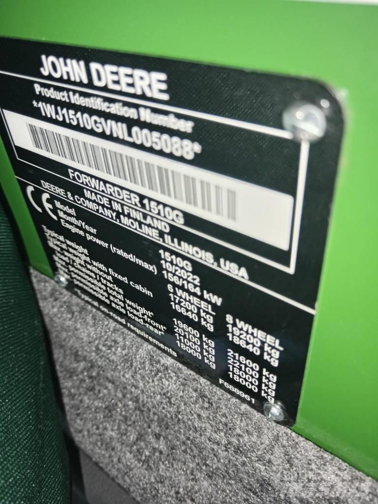 John Deere 1510 G フォワーダー