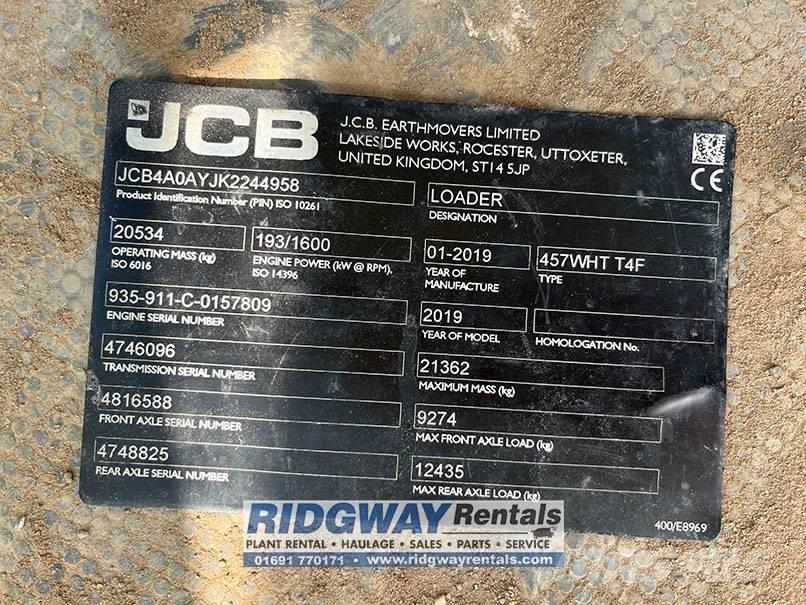 JCB 457 ホイールローダー・タイヤショベル