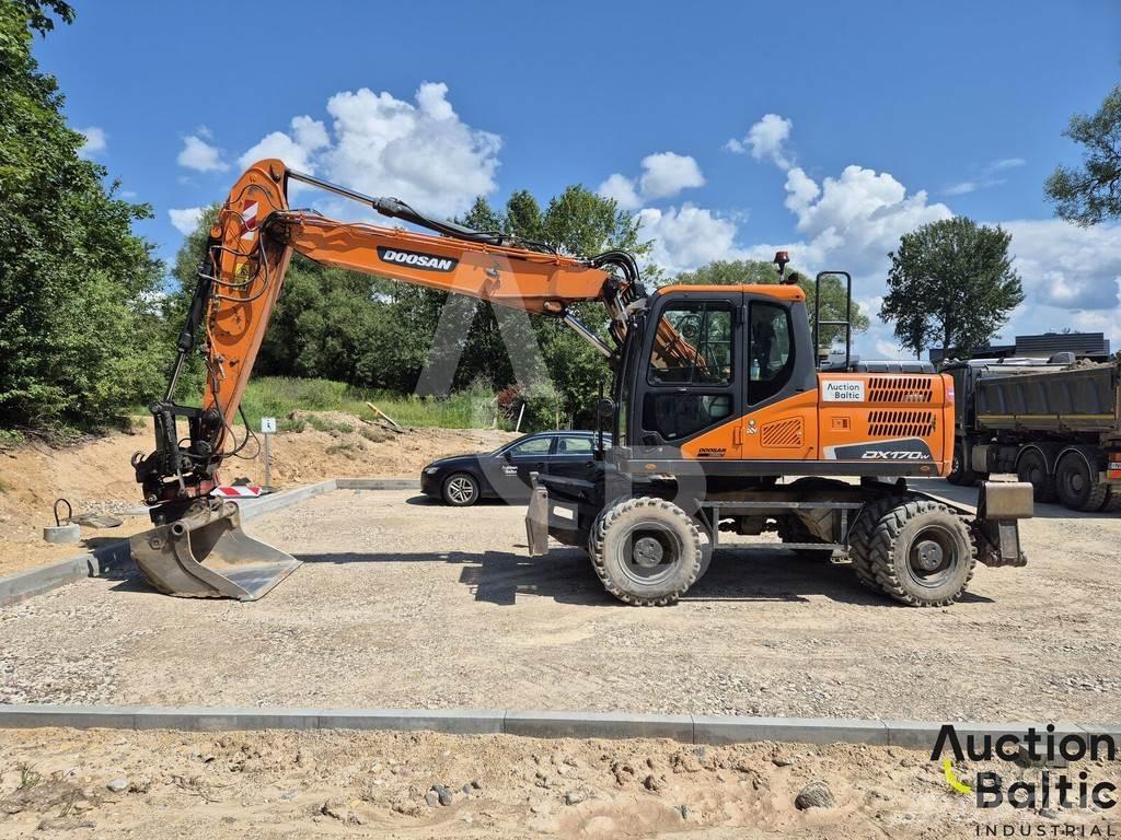 Doosan DX 170 W-5 ホイール式油圧ショベル（パワーショベル・ユンボ・バックホー）