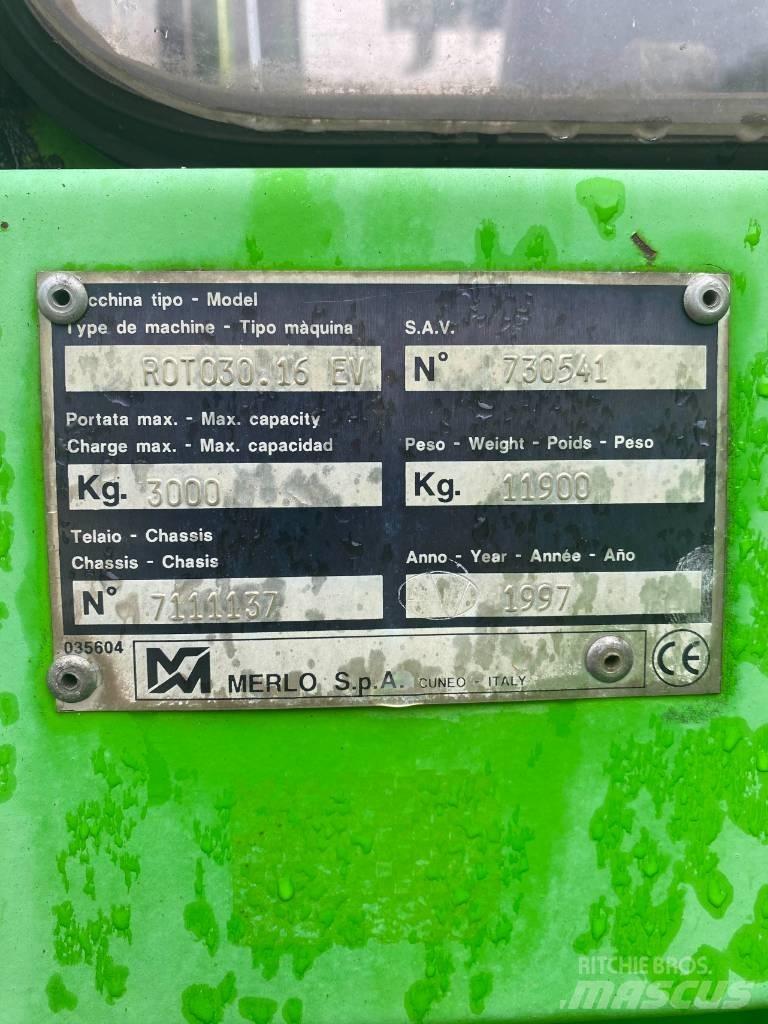 Merlo Roto 30.16 EV テレスコーピックハンドラー