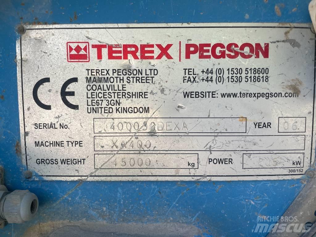 Terex Pegson XA 400 自走式クラッシャー