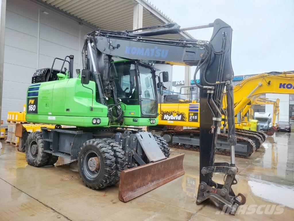 Komatsu PW 160-11 ホイール式油圧ショベル（パワーショベル・ユンボ・バックホー）